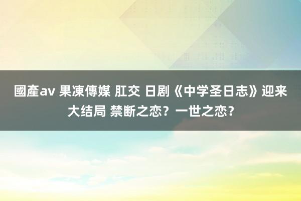 國產av 果凍傳媒 肛交 日剧《中学圣日志》迎来大结局 禁断之恋？一世之恋？